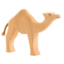 Dromedary - wood, natural Wooden Figures for open-ended play - Title: Default Title