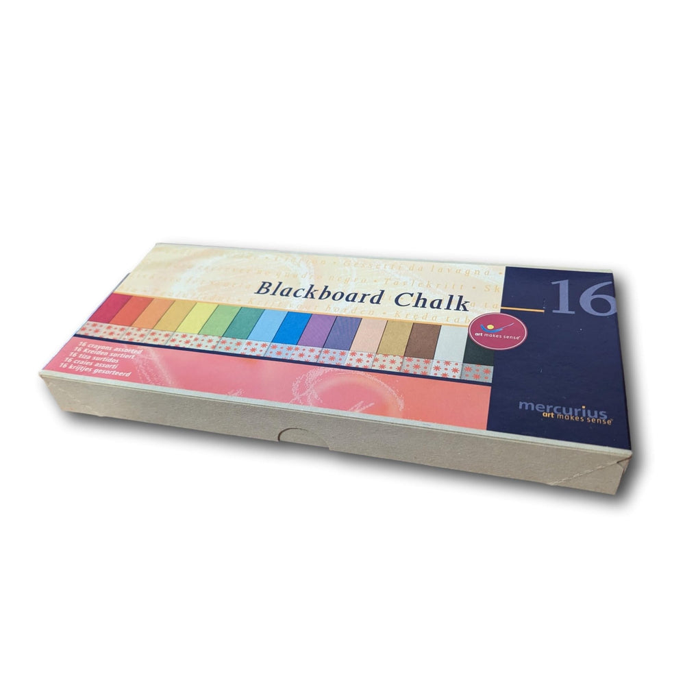Mercurius Blackboard Chalk - Pastel 16 pcs - blueottertoys-MC20715200