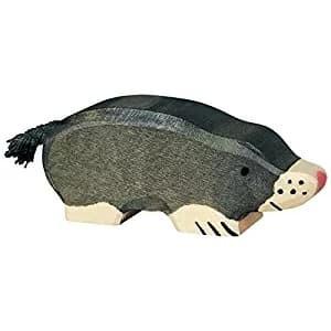 Holztiger Mole or Groundhog - wood Wooden Figures for open-ended play - Title: Default Title