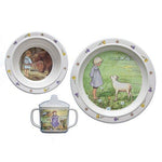 Elsa Beskow Elsa Beskow "Mors Lilla Olle"(Swedish Song) 3-piece Melamine Dish Set - blueottertoys-RS3415