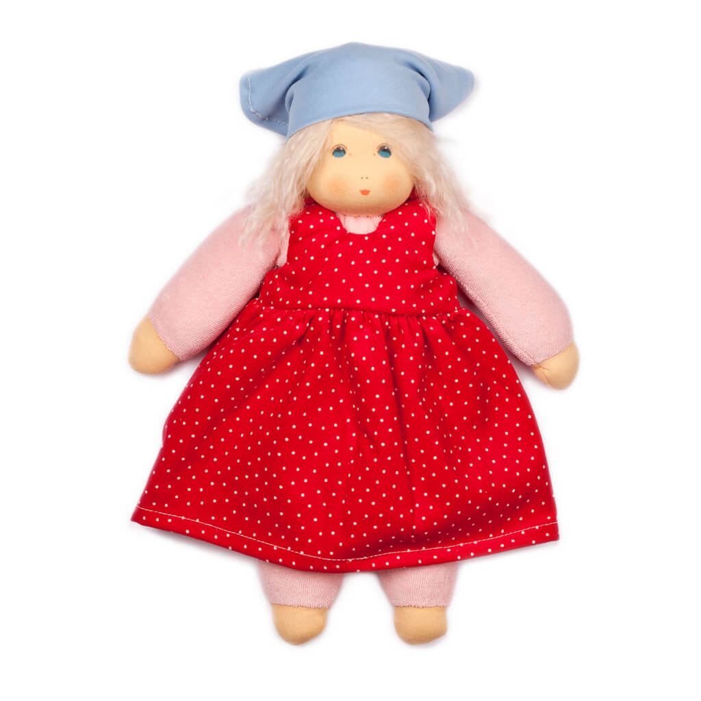 Nanchen Organic Doll - Summer Child - Lottie (Rose) - cotton, wool Dolls for open-ended play - Title: Default Title