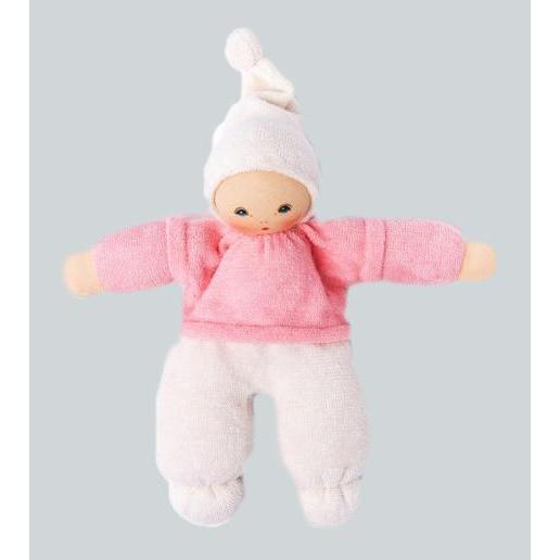 Nanchen Organic Cotton Waldorf Doll "Zausel" Pink Nanchen
