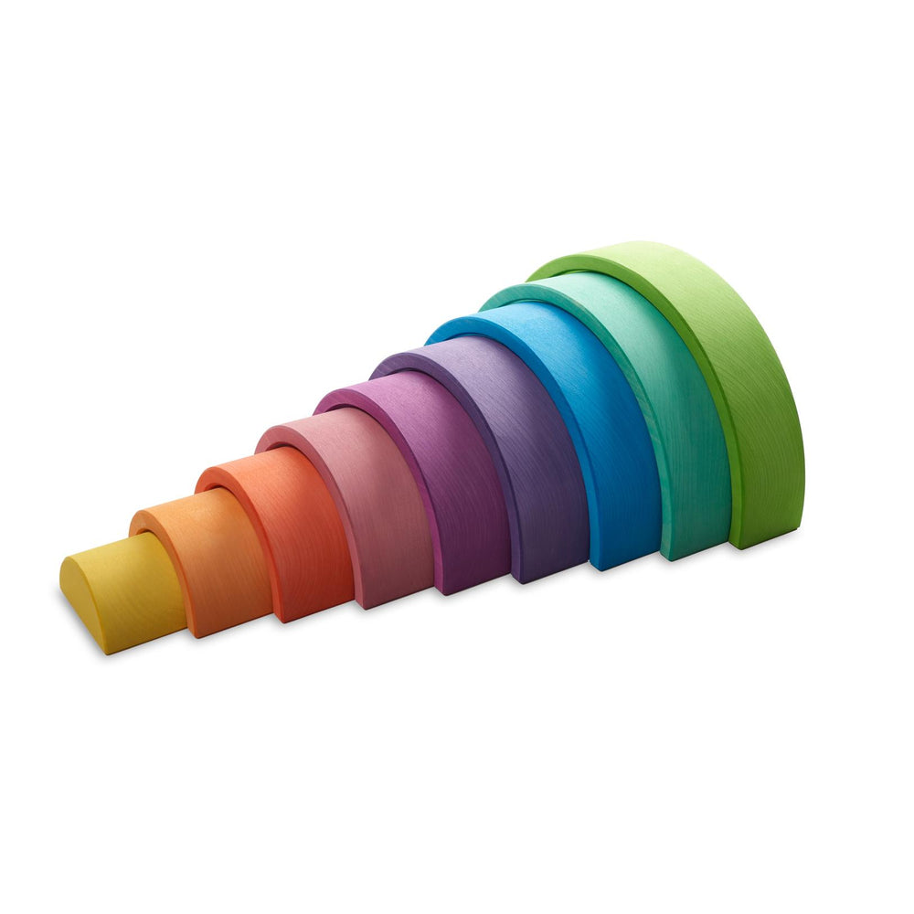 Ocamora Ocamora - Rainbow Stacker - Green 9 Pcs - blueottertoys-OC-A0906