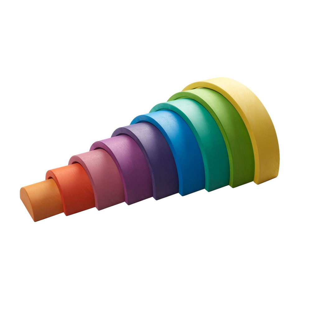 Ocamora Ocamora - Rainbow Stacker - Yellow 9 Pcs - blueottertoys-OC-A0905