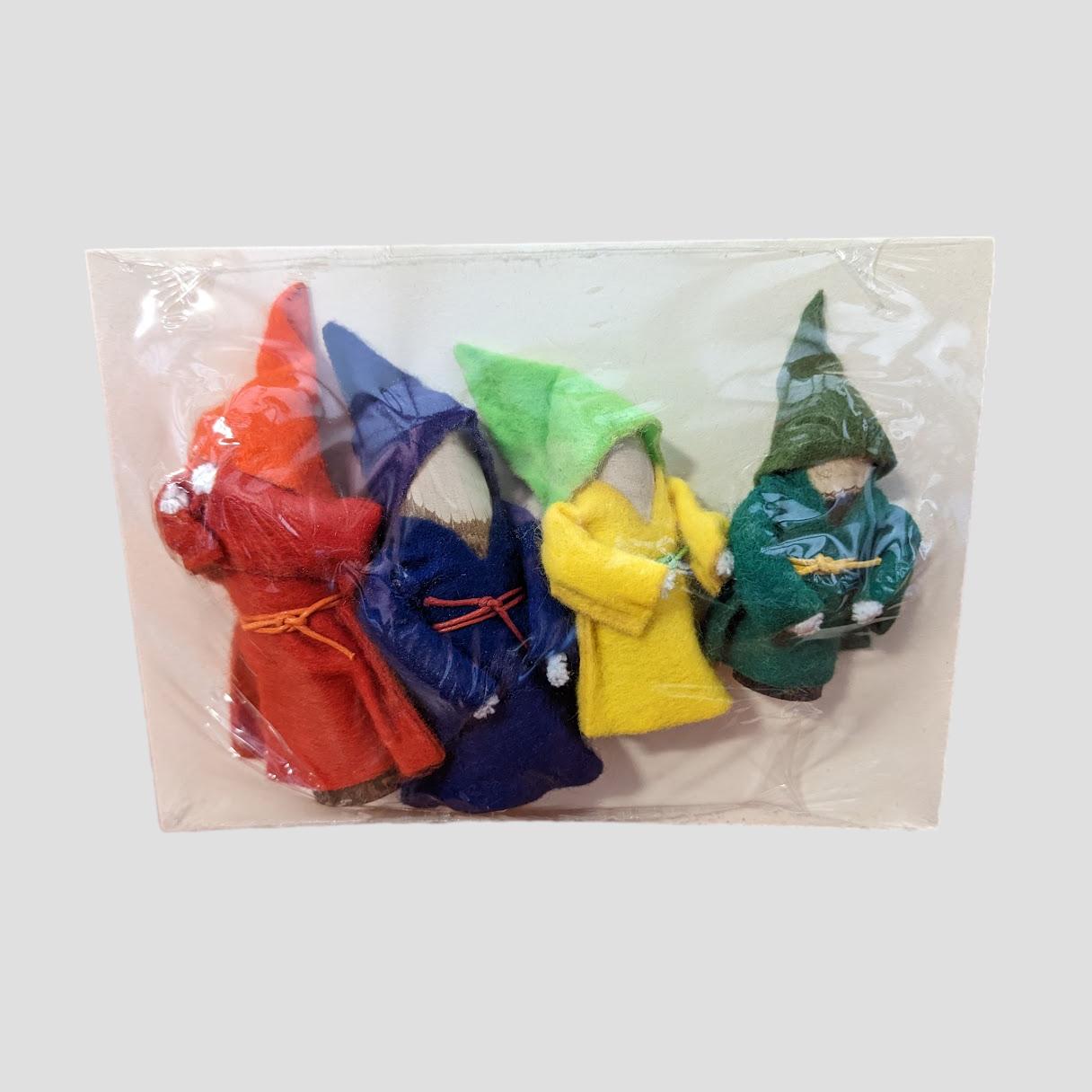 Magic Wood Branch Family Dolls - wood, felt for open-ended play - Title: Default Title