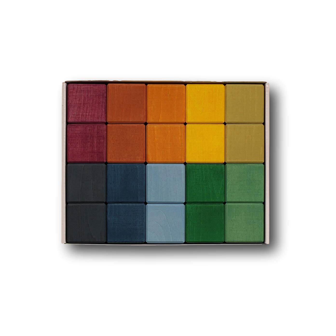 Raduga Grez Wooden Earth Cubes - wood, natural Blocks for open-ended play - Title: Default Title