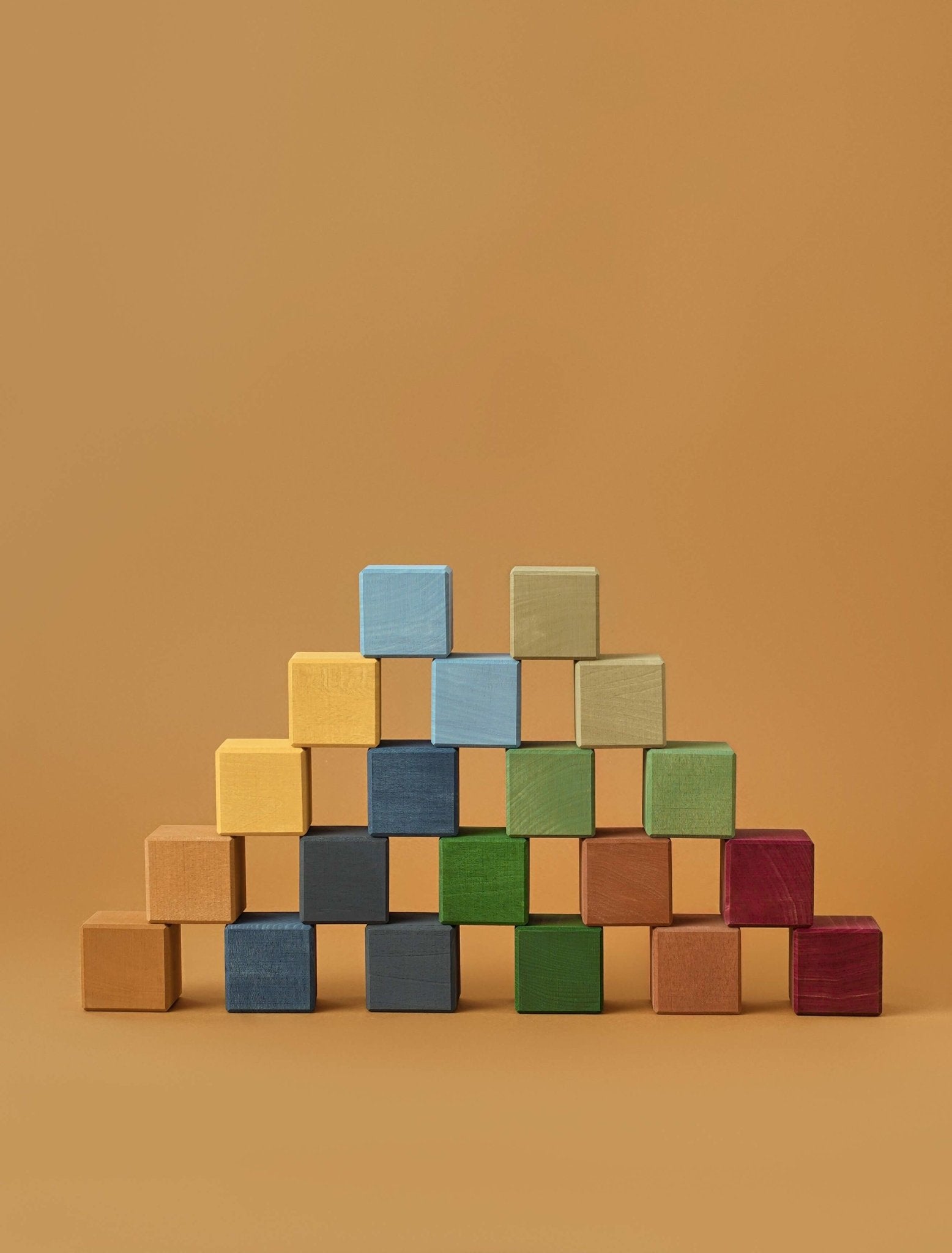 Raduga Grez Wooden Earth Cubes Blocks blueottertoys