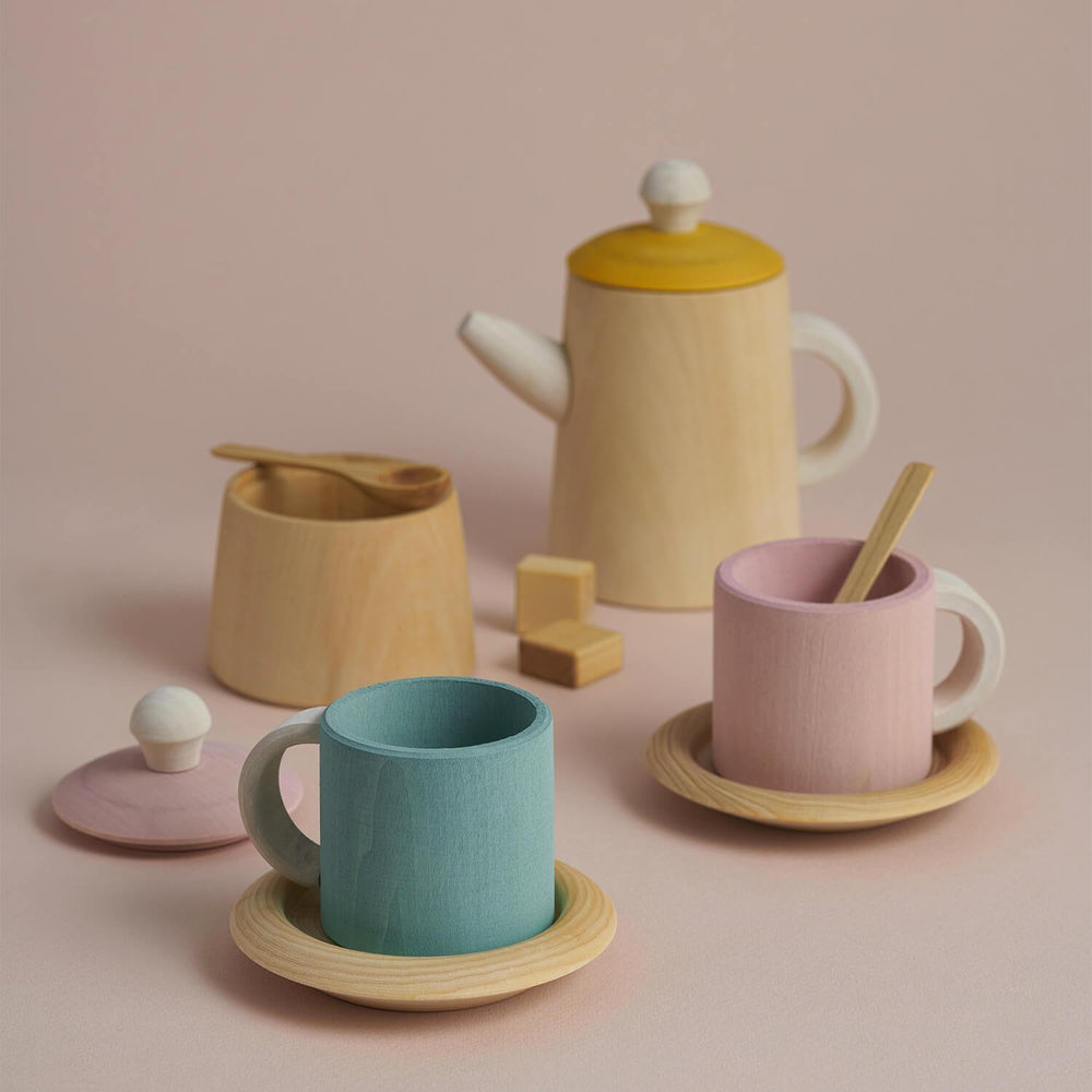 
                  
                    Raduga Grez Raduga Grez Wooden Tea Set, Mustard and Pink - blueottertoys-RG02005
                  
                