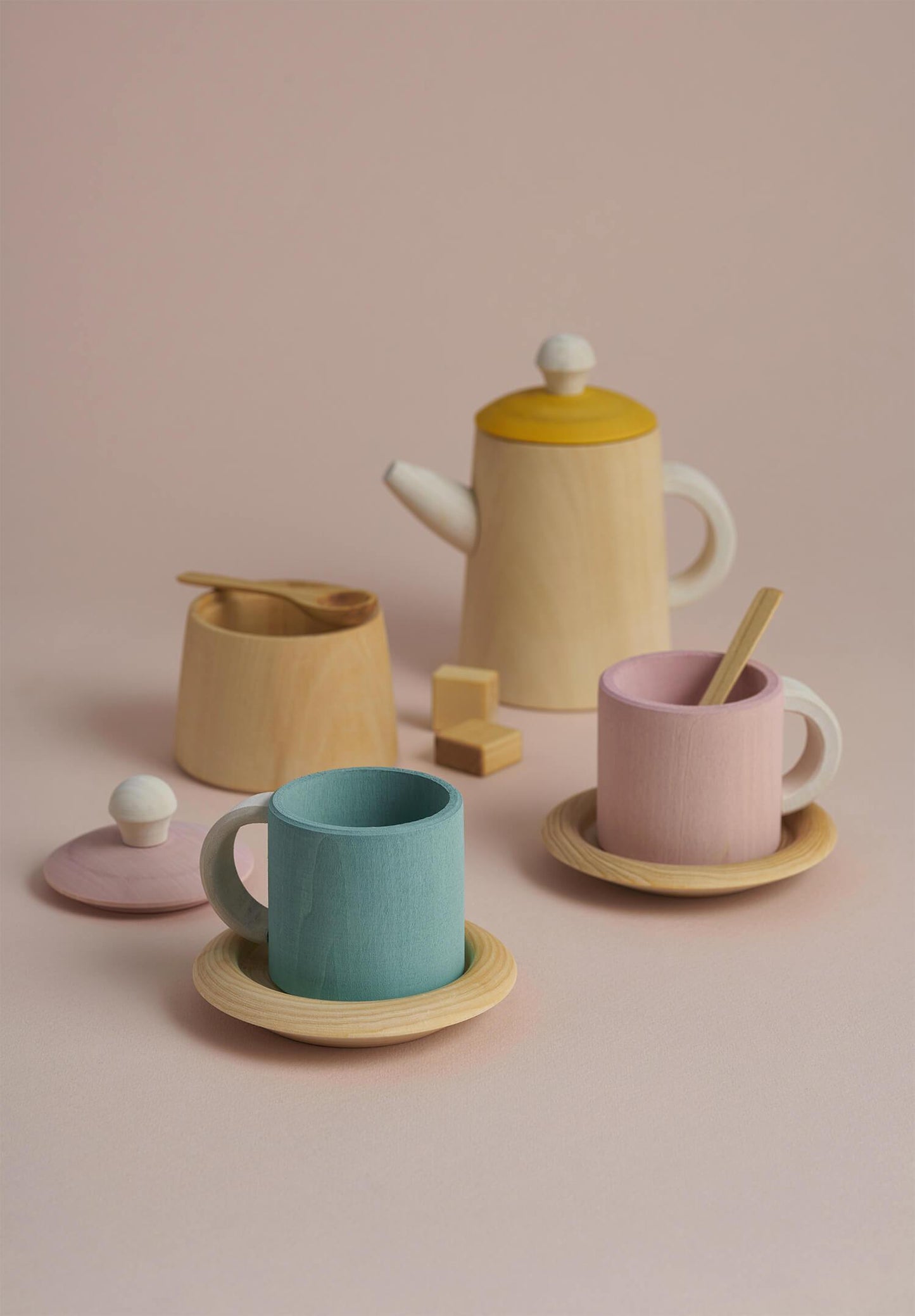 
                  
                    Raduga Grez Raduga Grez Wooden Tea Set, Mustard and Pink - blueottertoys-RG02005
                  
                