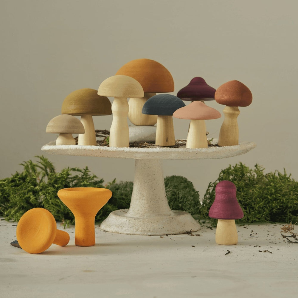 Raduga Grez Raduga Grez Wooden Mushrooms - blueottertoys-RG02012