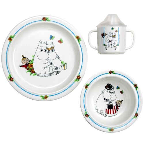 Moomin Dish Set Dishware for open-ended play - Title: Default Title
