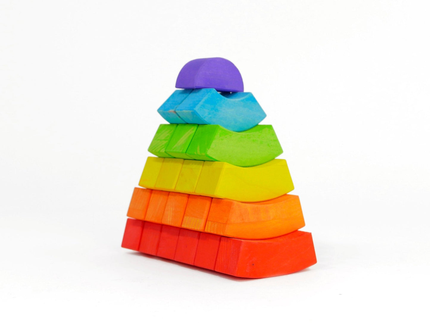 
                  
                    Bajo Wooden Rainbow Blocks by Bajo - blueottertoys-BJ78790
                  
                