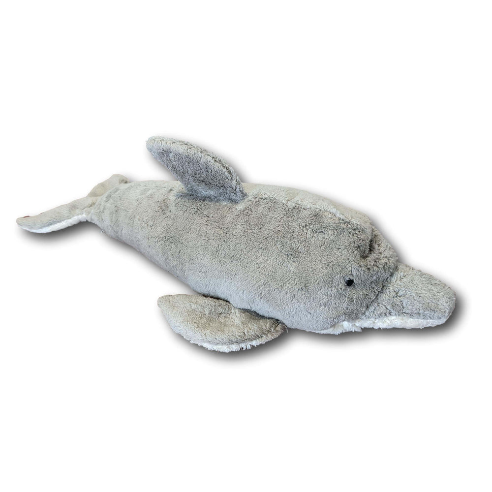 Senger Organic Cotton Cuddly Animal Dolphin, Large - cotton Stuffed Animals for open-ended play - Title: Default Title