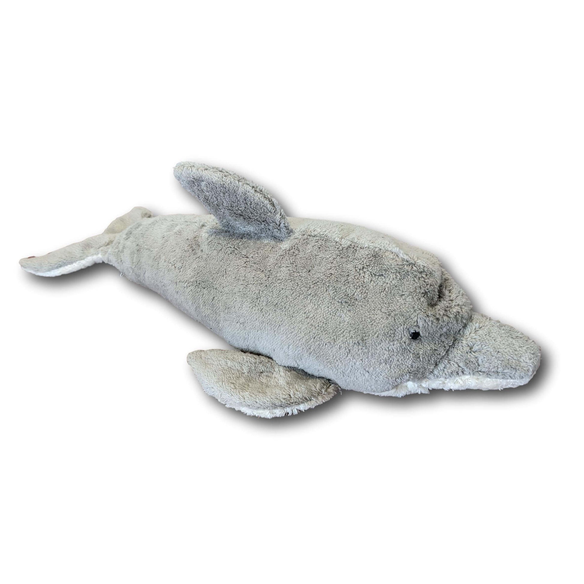 Senger Organic Cotton Cuddly Animal Dolphin, Large - cotton Stuffed Animals for open-ended play - Title: Default Title