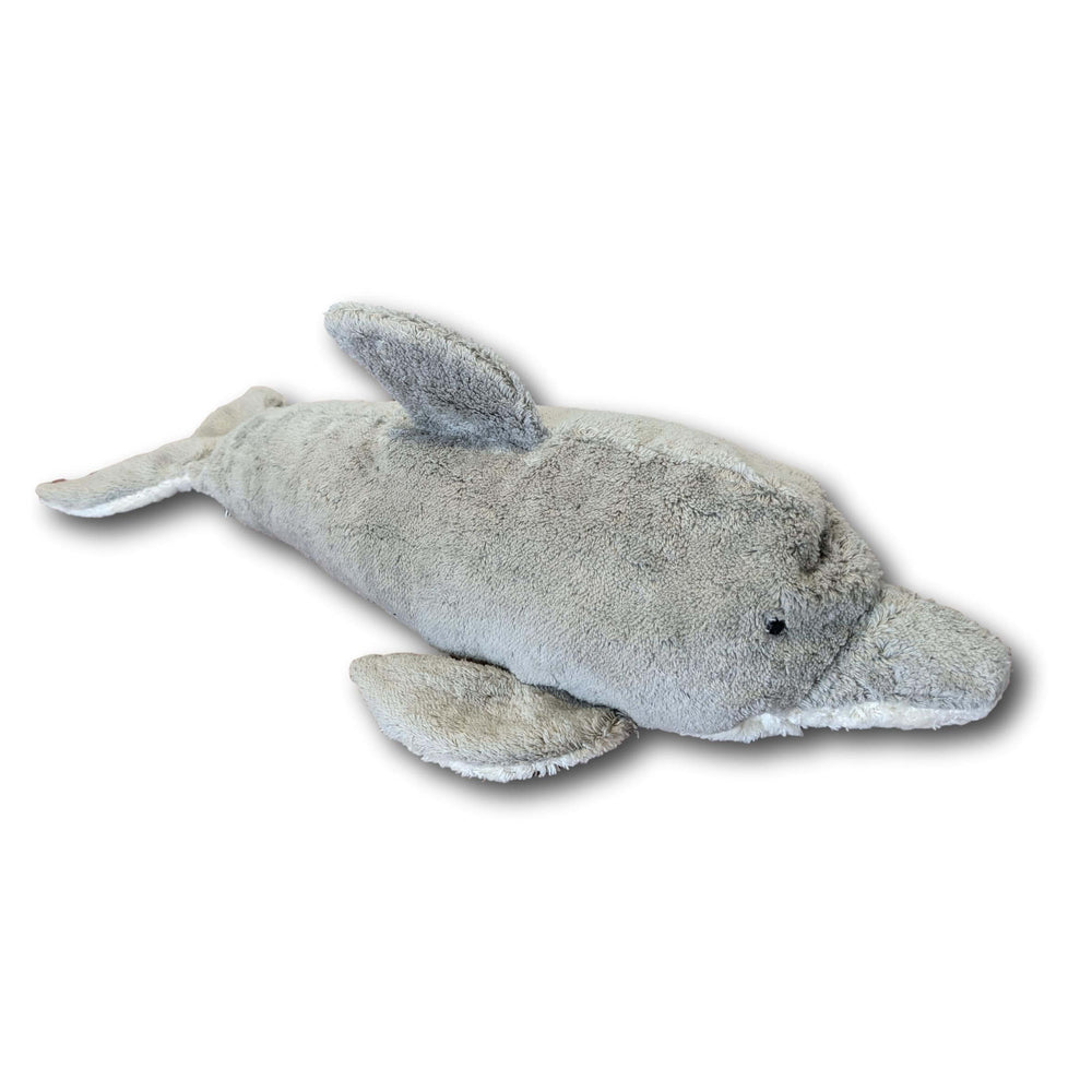 Senger Senger Organic Cotton Cuddly Animal Dolphin, Large - blueottertoys-SG-Y21051