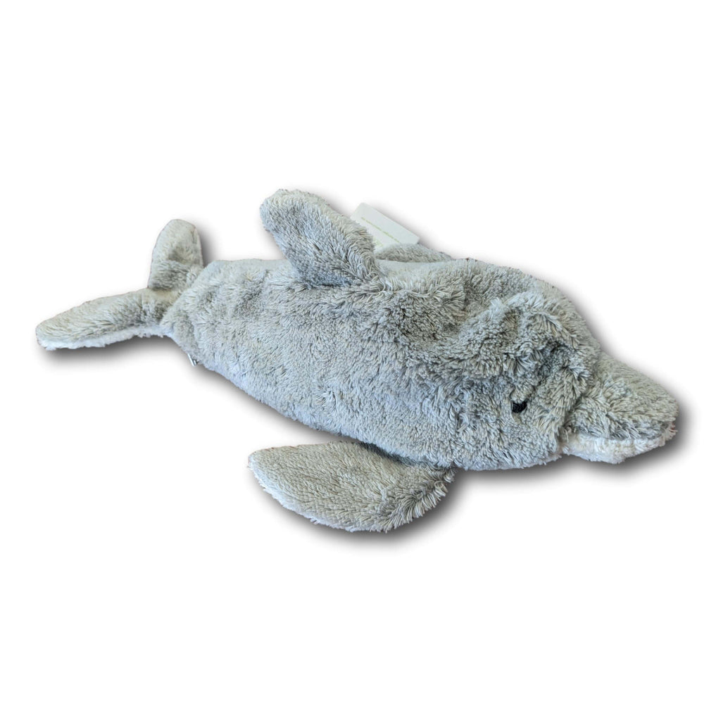 Senger Organic Cotton Cuddly Animal Dolphin, Small - cotton, wool Stuffed Animals for open-ended play - Title: Default Title
