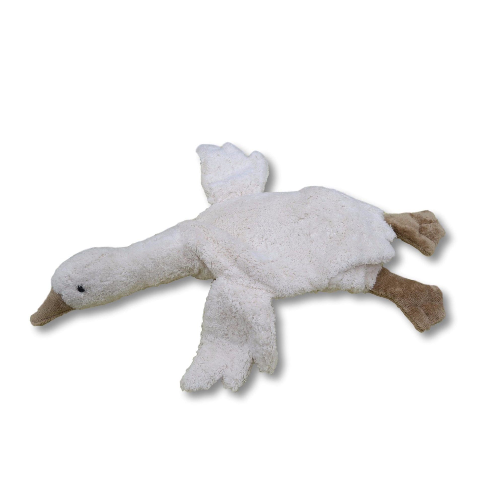 Senger Organic Cotton Goose Warming Pillow (Small 15") - cotton, wool Stuffed Animals for open-ended play - Size: Small