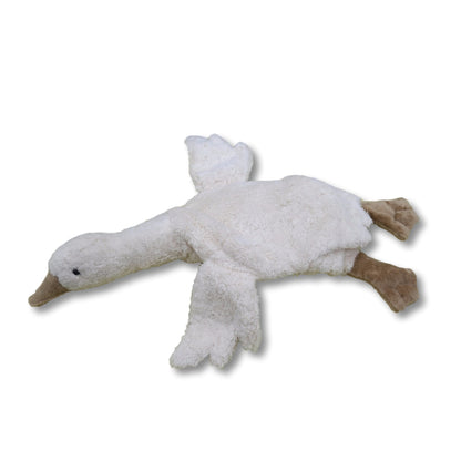 Senger Organic Cotton Goose Warming Pillow (Small 15") - cotton, wool Stuffed Animals for open-ended play - Size: Small