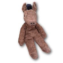 Senger Organic Cotton Brown Horse, Small 12" - cotton, wool Stuffed Animals for open-ended play - Title: Default Title
