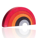 Colorful Asymmetrical Wood Arches - challenge and fun natural toys - 1