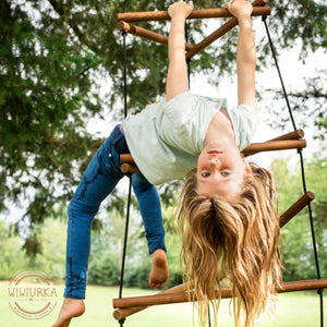 
                  
                    Large Wooden Climber/Triangular Rope Ladder by Wiwiurka
                  
                