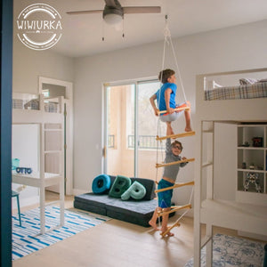 
                  
                    Large Wooden Climber/Triangular Rope Ladder by Wiwiurka
                  
                