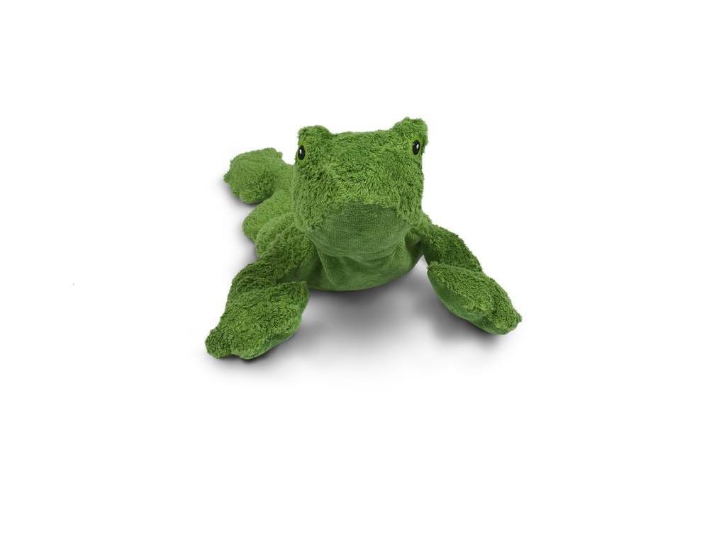 Senger Organic Cotton Cuddly Frog with Grape Seeds - cotton, wool Stuffed Animals for open-ended play - Title: Default Title
