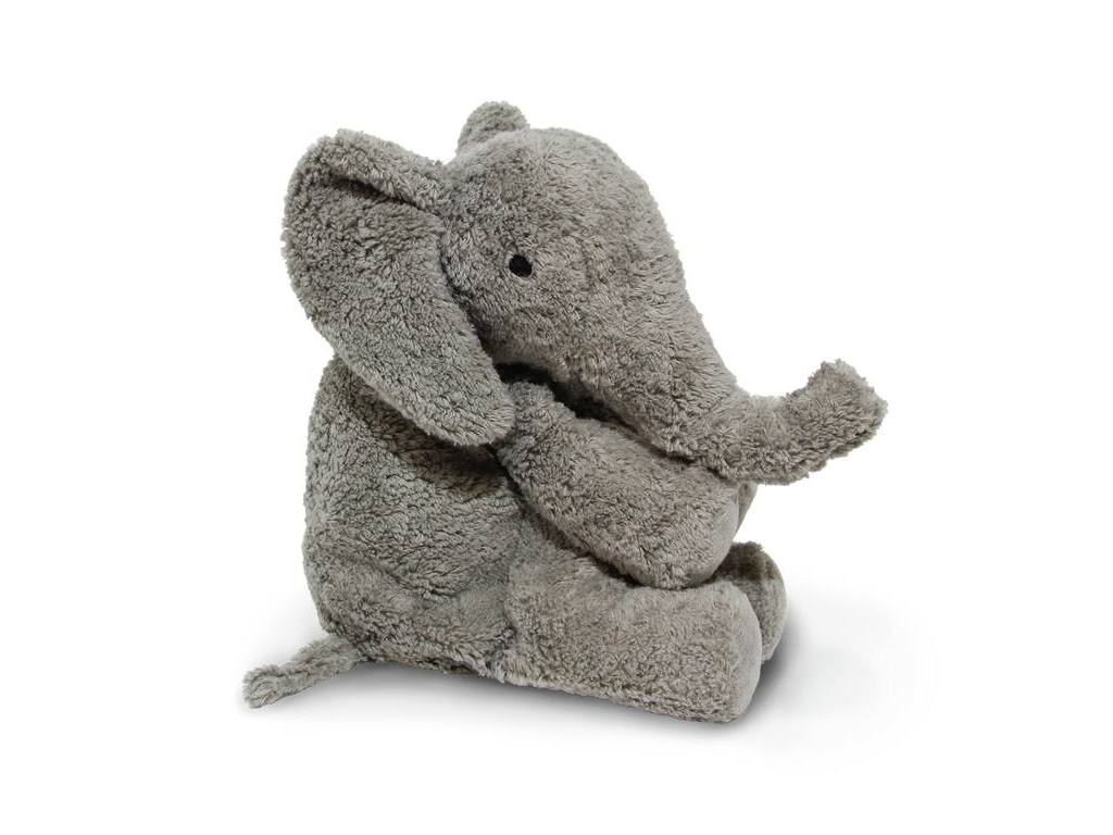 Senger Senger Organic Cotton Cuddly Elephant, Small - blueottertoys-SG-Y21054