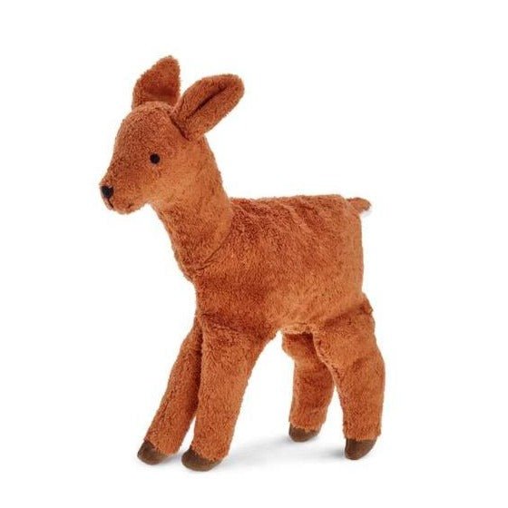 Senger Organic Cotton Cuddly Deer, with Grape Seeds (13") - cotton, wool Stuffed Animals for open-ended play - Title: Defa...