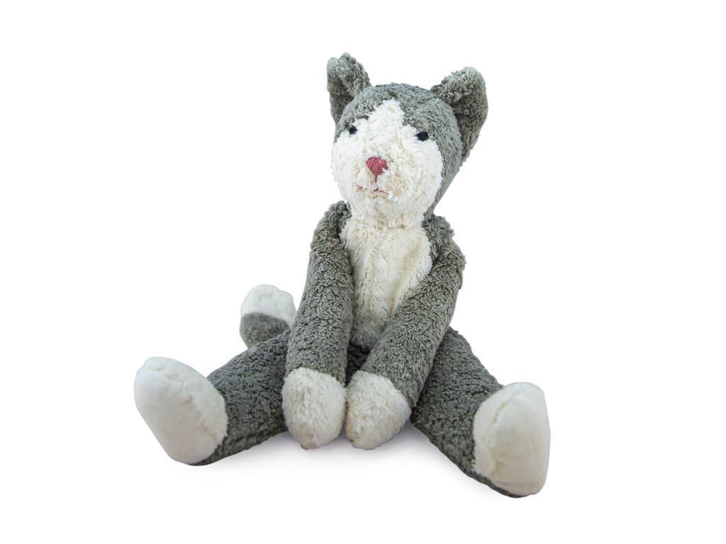 Senger Senger Organic Cotton Floppy Animal Cat, Large 16" - blueottertoys-SG-Y21715