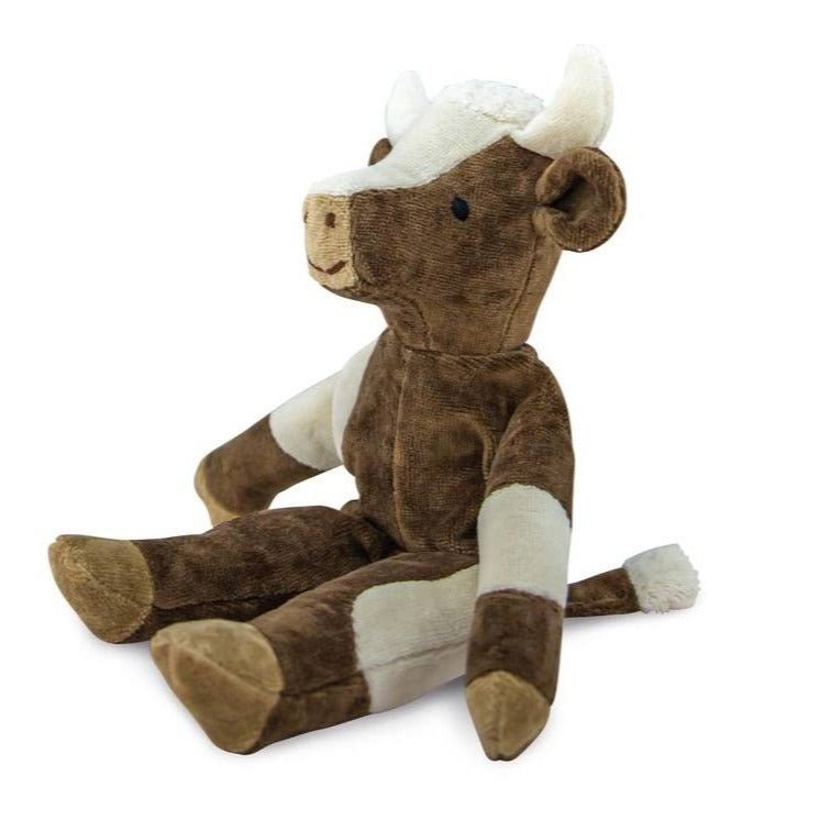 Senger Organic Cotton Floppy Animal Cow, Large 16" - cotton, wool Stuffed Animals for open-ended play - Title: Default Title