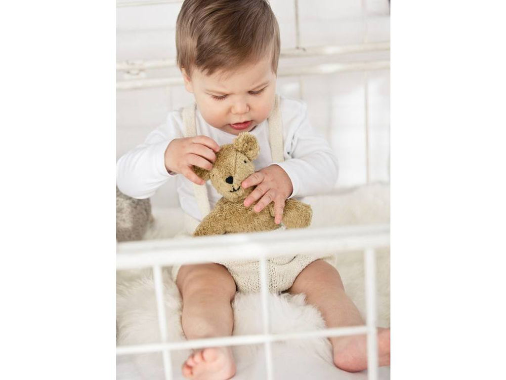 Senger Senger Organic Cotton Baby Bear, Beige 9" - blueottertoys-SG-Y21905