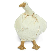 Senger Organic Cotton Animal Goose Bean Bag, Extra Large - cotton, wool, natural Stuffed Animals for open-ended play - Tit...