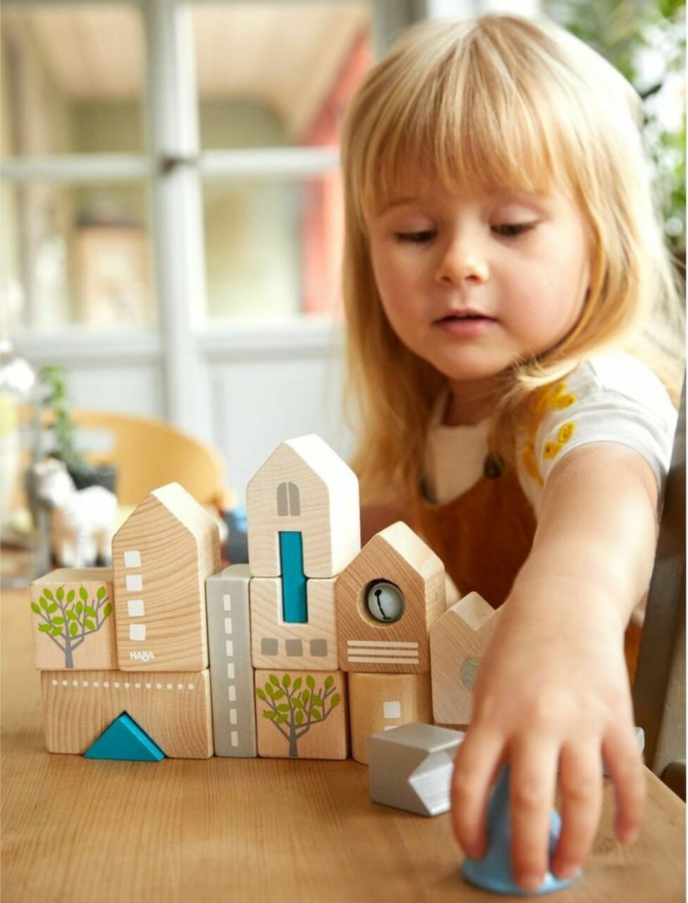 
                  
                    Haba Bad Rodach 18 Piece Wooden Building Blocks - blueottertoys-HB305531
                  
                