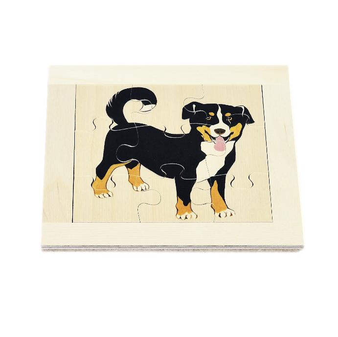 Atelier Fischer Wooden Jigsaw Puzzle - Dog (9 Pcs) - wood Jigsaw Puzzles for open-ended play - Title: Default Title
