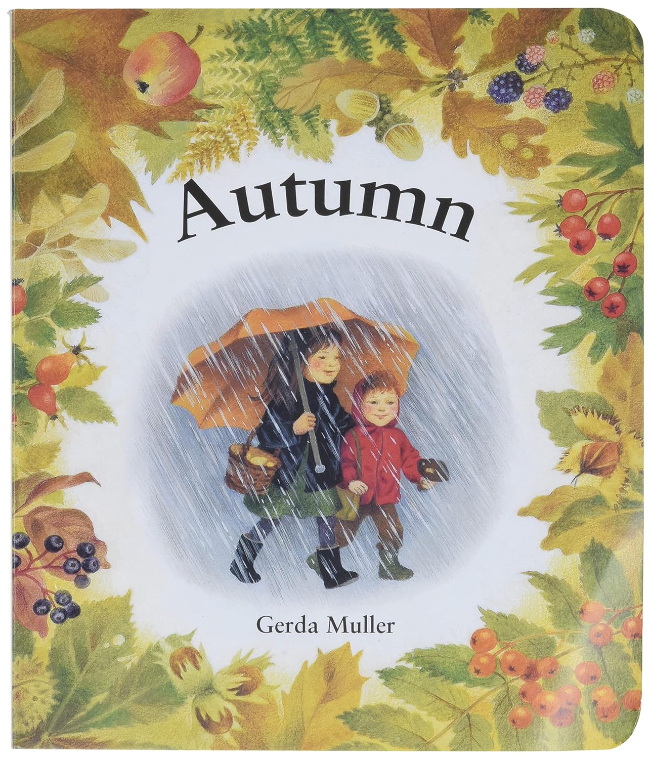 Ingram Autumn Board Book by Gerda Muller - blueottertoys-I-9780863151910