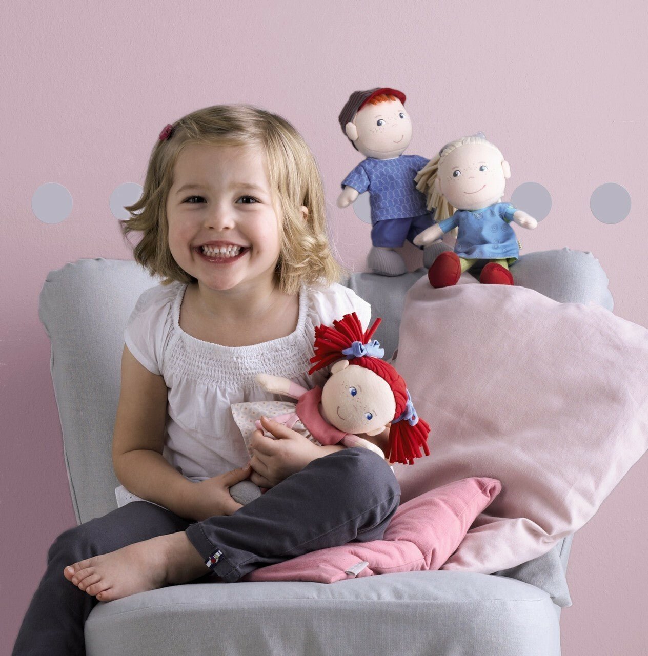 
                  
                    Haba Haba Soft Baby Doll "Mirli" in Tin - blueottertoys-HB5737
                  
                