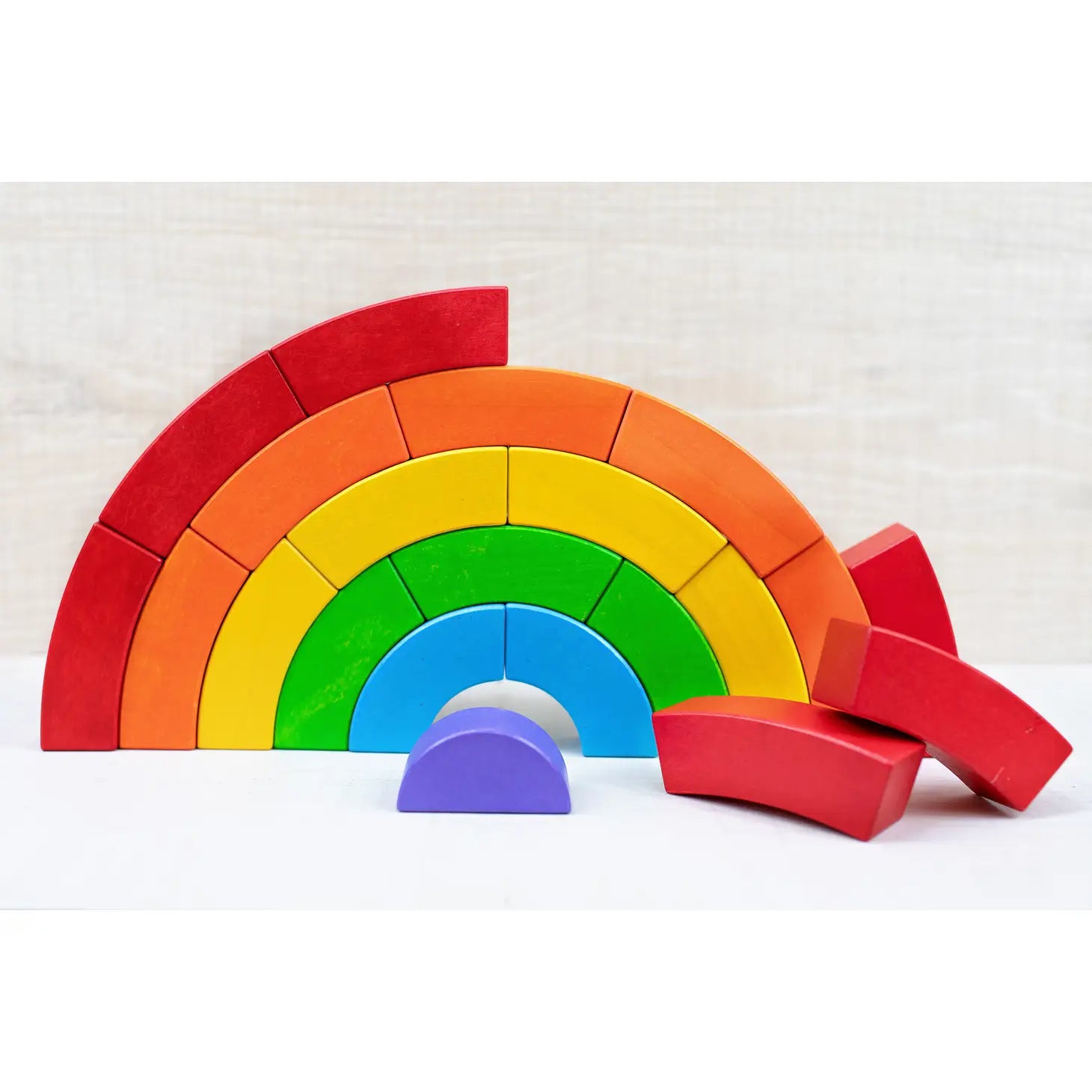Wooden Rainbow Blocks by Bajo - wood for open-ended play - Title: Default Title