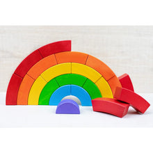 Wooden Rainbow Blocks by Bajo - wood for open-ended play - Title: Default Title
