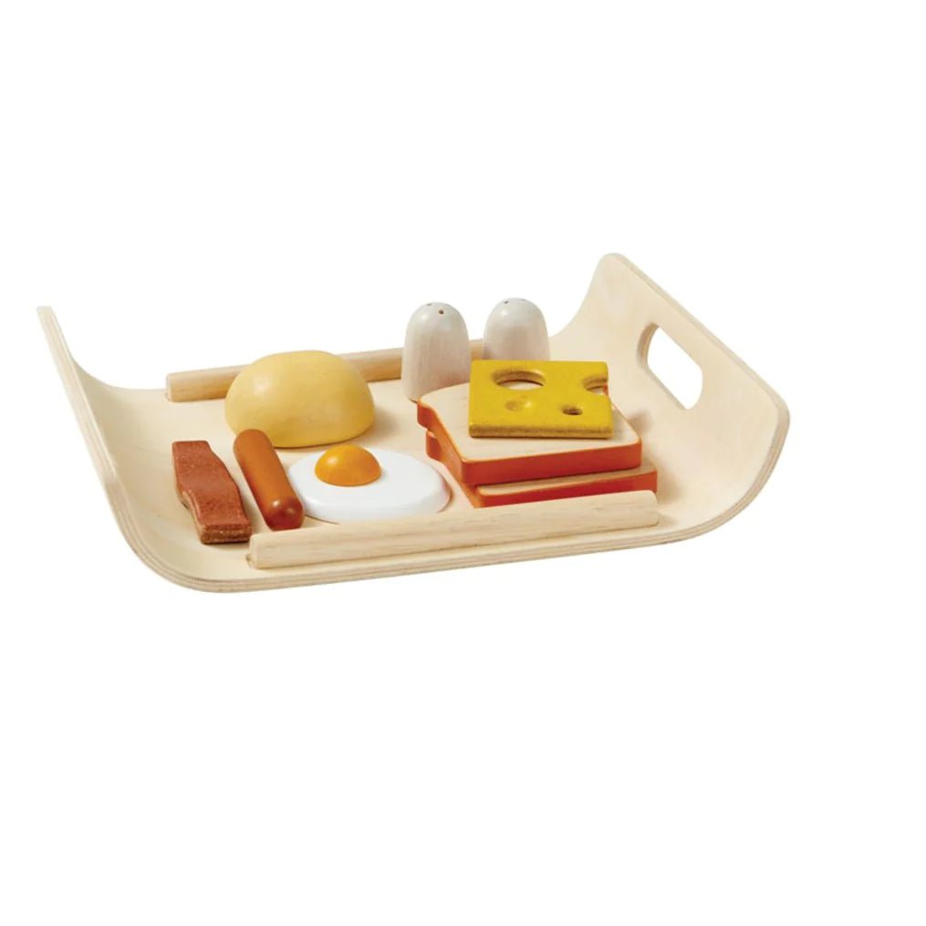 Breakfast Menu Play Food - Plan Toys - wood, rubber for open-ended play - Title: Default Title