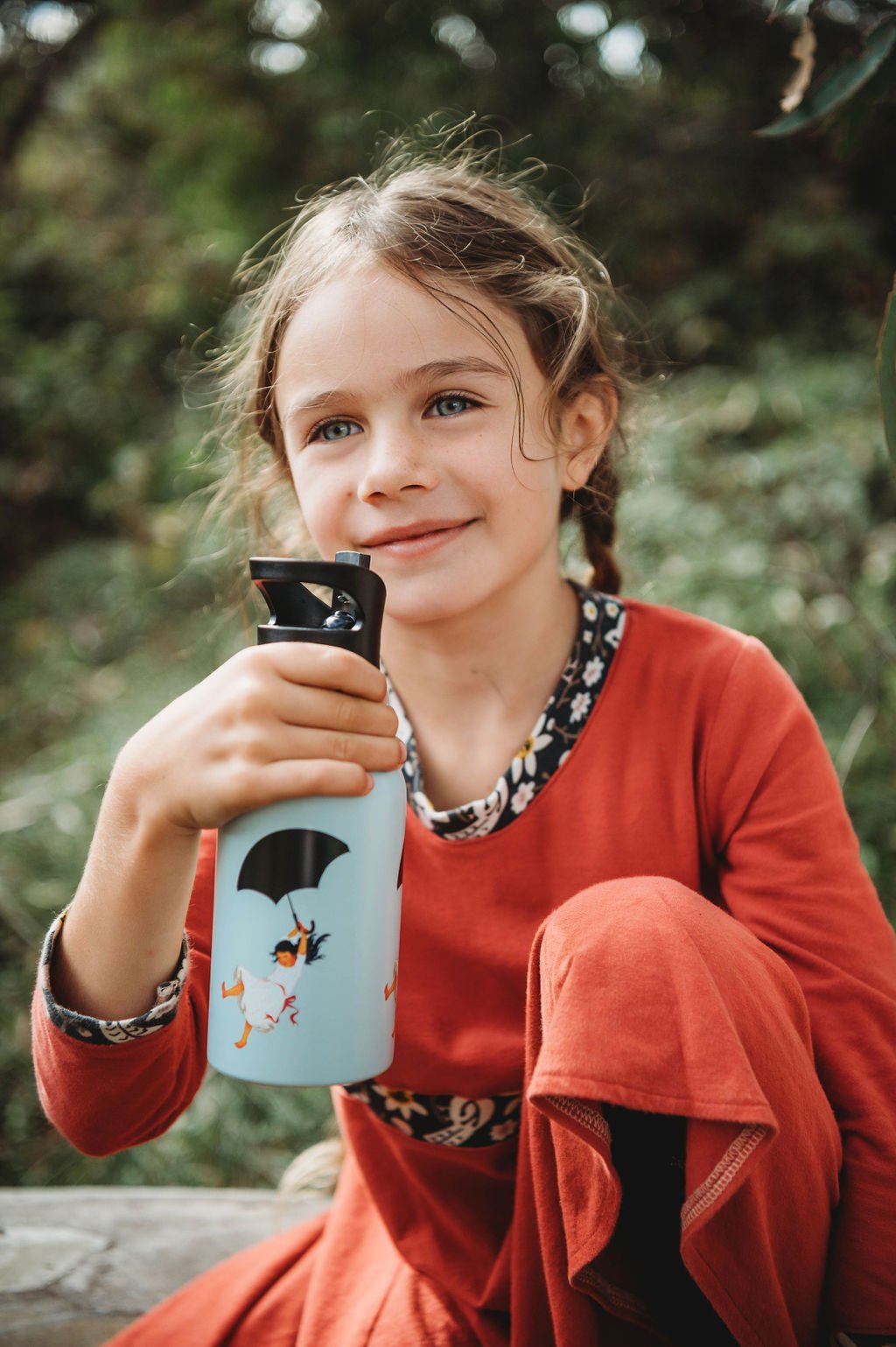 RättStart Children's Water Bottle -"Madicken" - blueottertoys-RS5280