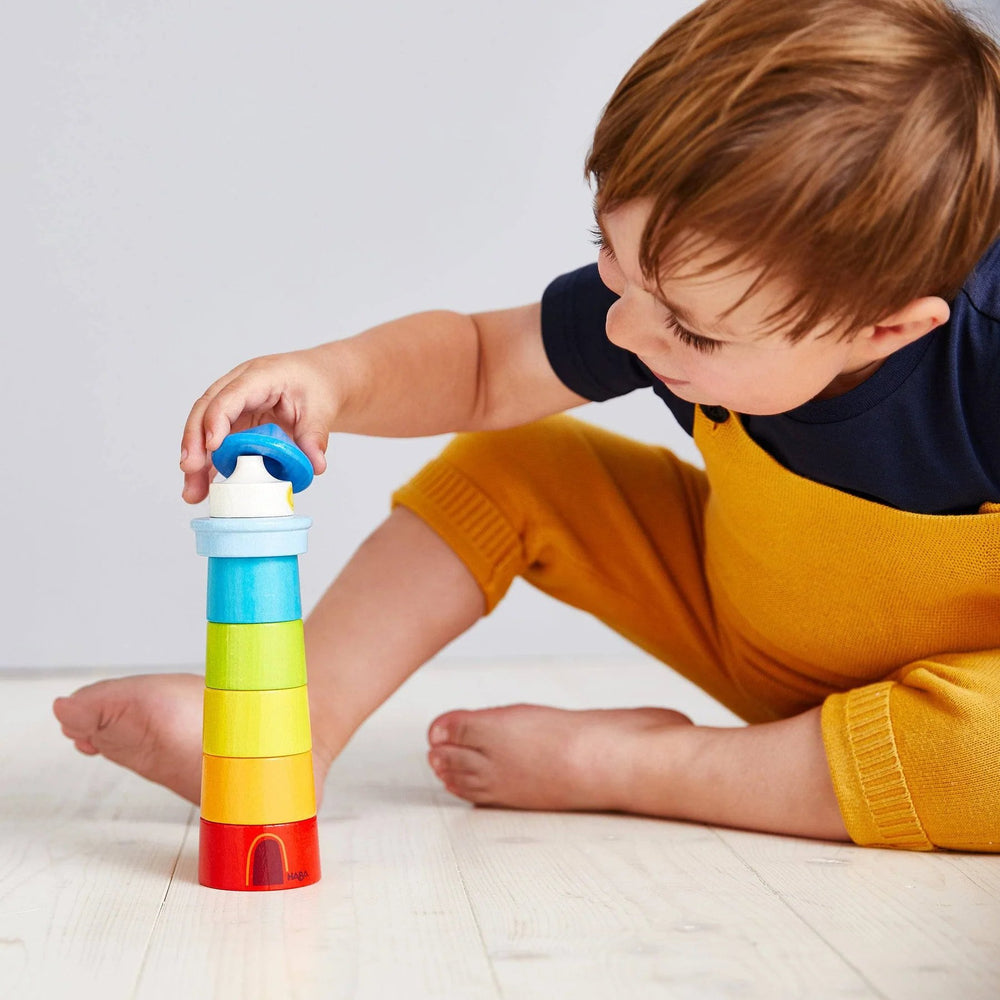 
                  
                    Haba Colorful Stacking Lighthouse by Haba - blueottertoys-HB300170
                  
                