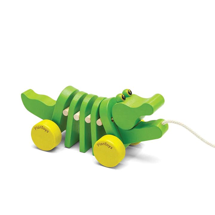 Dancing Alligator - Plan Toys - wood, rubber Baby Toys for open-ended play - Title: Default Title