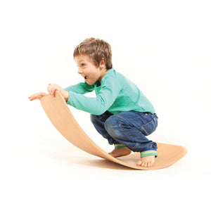 
                  
                    das.Brett Wooden Waldorf Curvy Rocker Board, Oiled Tic Toys
                  
                