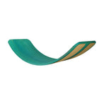Tic Toys das.Brett Wooden Waldorf Curvy Rocker Board, Mint - Lacquered - blueottertoys-TT-211860-MC