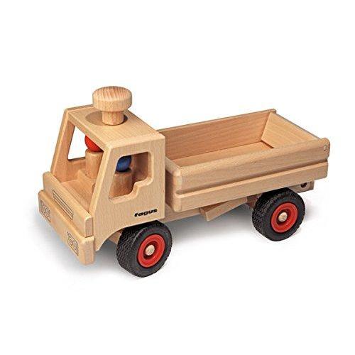 Fagus Wooden Tipper Dump Truck (Small 13") - wood, rubber Vehicles for open-ended play - Title: Default Title