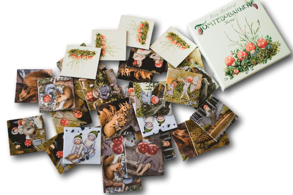 
                  
                    Elsa Beskow "Tomtebobarnen" or Children of the Forest Memory Game (32 cards - 16 Sets) for 2-6 Players Elsa Beskow
                  
                