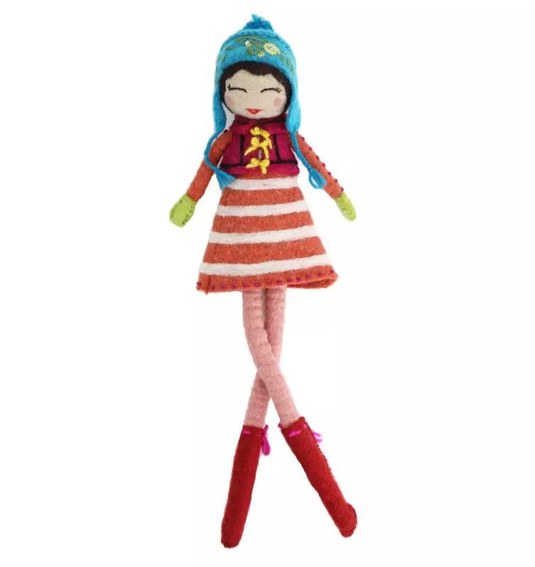 French Knot - Saheli Doll - wool Dolls for open-ended play - Title: Default Title