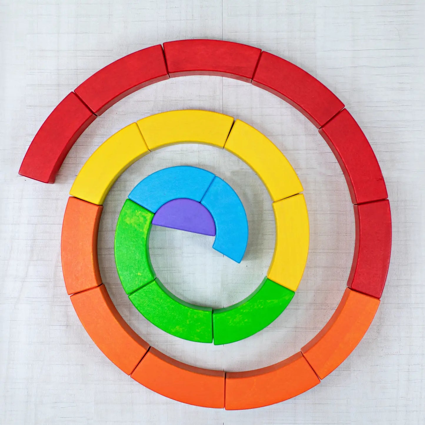 Bajo Wooden Rainbow Blocks by Bajo - blueottertoys-BJ78790