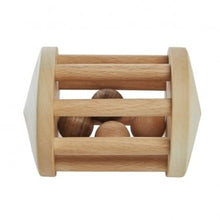 Wooden Rattle: Turtle Dove - wood, beeswax Baby Toys for open-ended play - Title: Default Title